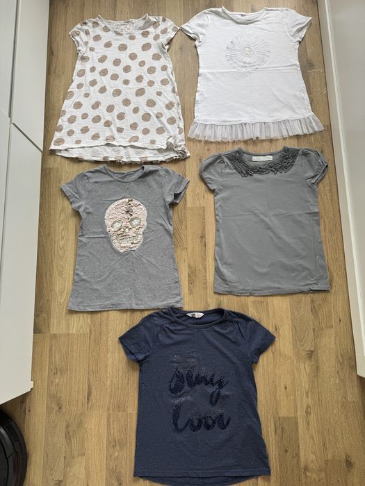 Лот от 5 тениски 7-8 години