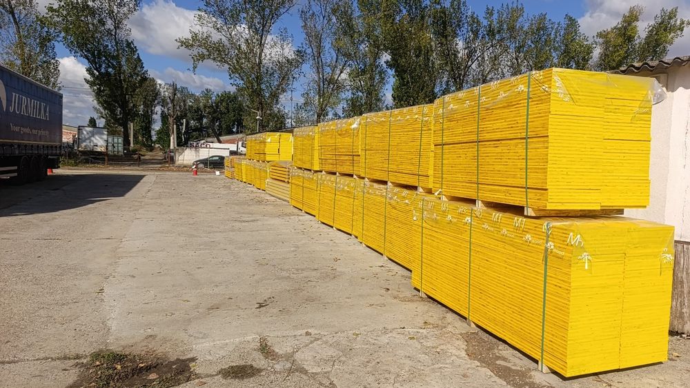 Placă cofraj galbenă 27mm tip Doka – marca MyWood