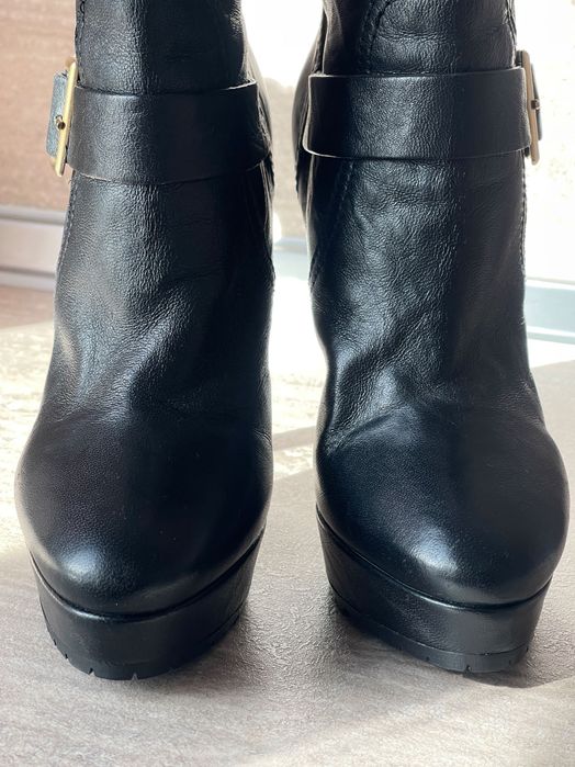 Jimmy Choo London Dylan Heeled Moto Biker Ankle Boots 38 (UK 5)