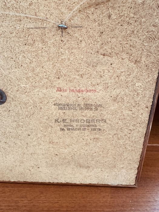 Шведски винтидж декоративни пана с риби от 60-те