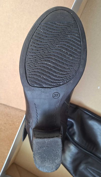 Дамски ботуши от естествена кожа BIANA