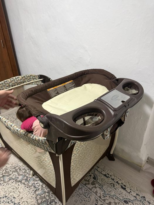 Складной манеж с пеленальным