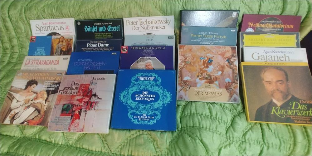 Colectie viniluri cu muzica clasica