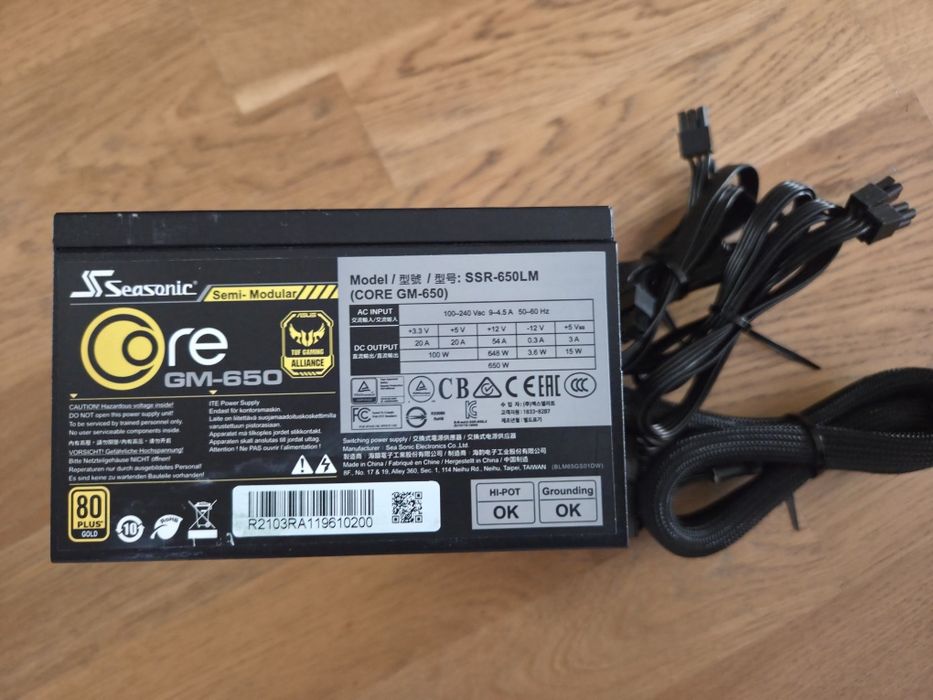 Seasonic GM-650 Gold cu garanție