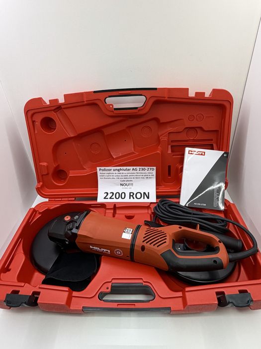 Polizor unghiular Hilti AG 230-27DB 2700W, Nou