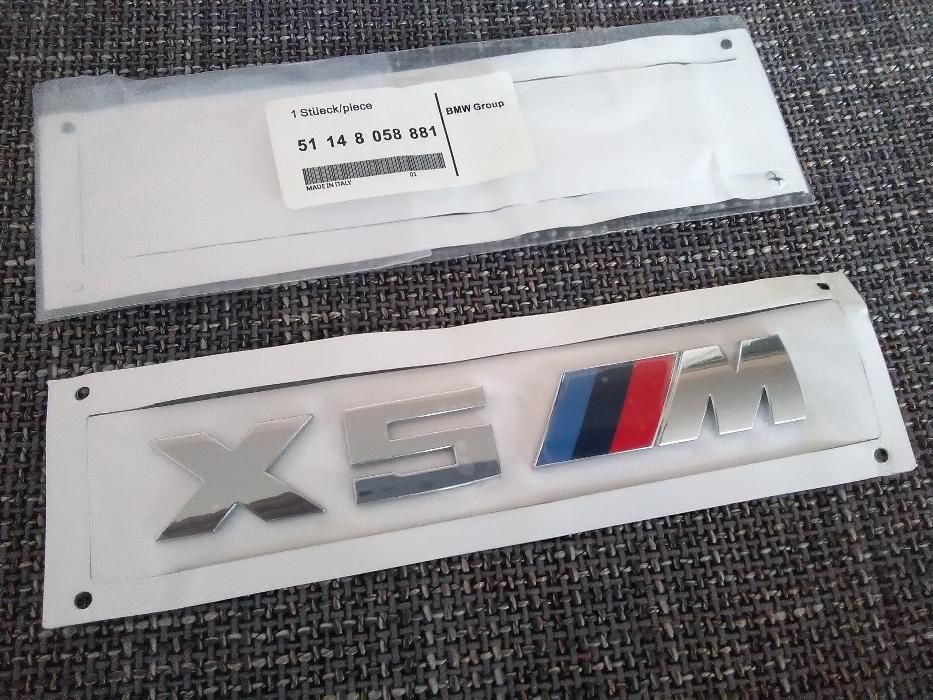Emblem BMW X5M spate abs