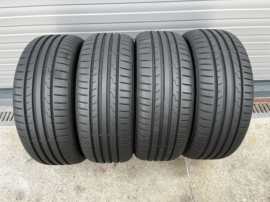 4бр Летни гуми 205/55/R16/Dunlop Sport Bluresponse /dot0216г/7.3 мм