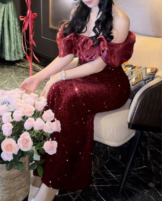 шикарное вечернее платье