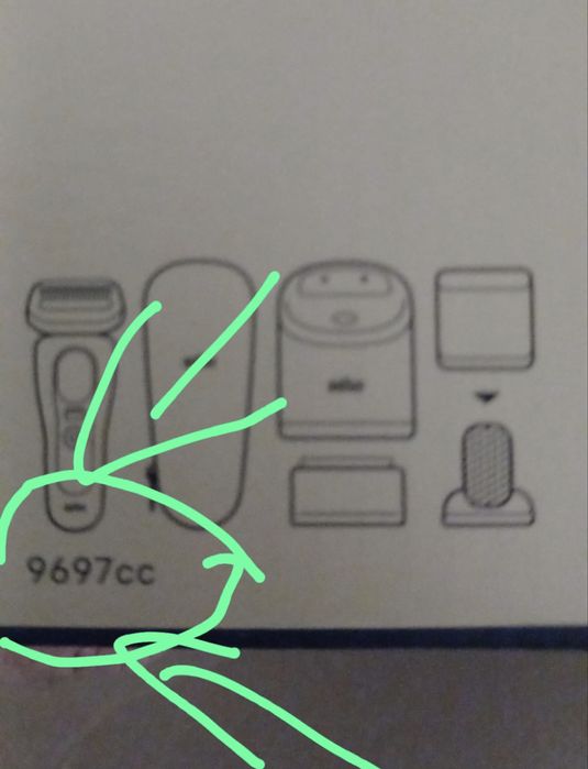 Shaver Braun 9 Pro Plus 5+1 technology ( 9697cc)