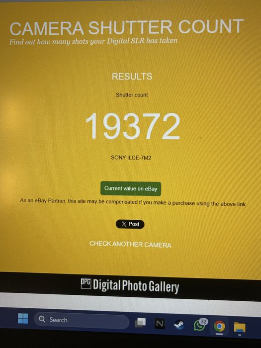 Body Aparat foto Sony A7II - 19 000 cadre