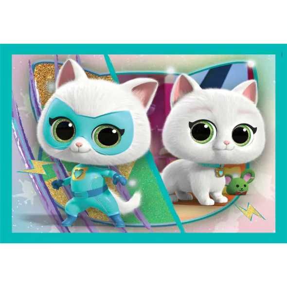 Пъзел CLEMENTONI 4 в 1 Super Kitties