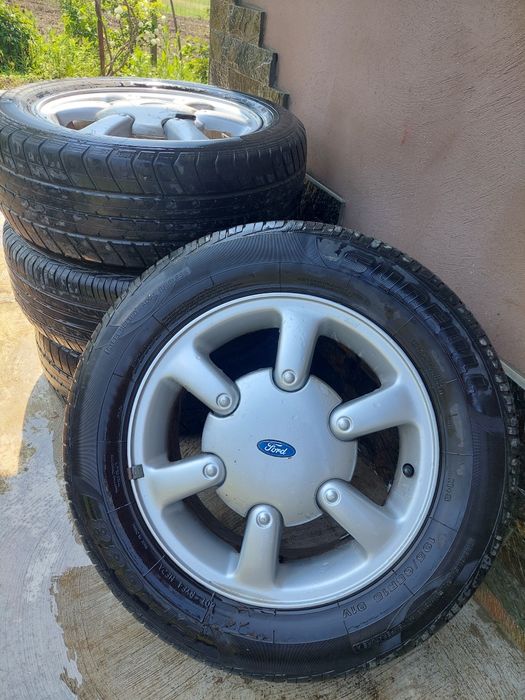 Jante + cauciucuri (vara) Ford 15 inch