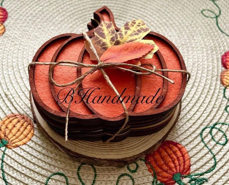 Дървени подложки за кафе/чай/основно ястие