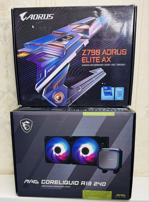 Z790 Aorus Elite AX + 240мм СЖО