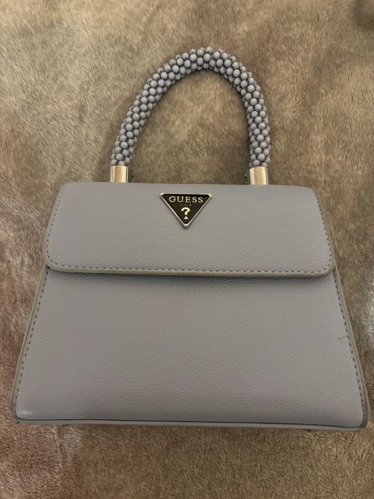 Чанта Guess в син цвят