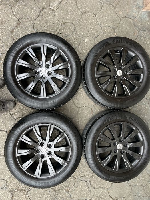 Jante aliaj 5x114.3mm, anvelope vara 215/60 R17, Nissan QashQai X-Trail Juke, Dacia Duster, Renault