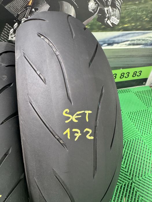 Set Anvelope Moto 120 70 17 si 180 55 17 Bridgestone S21 2023 Cauciuc Fata spate Set172