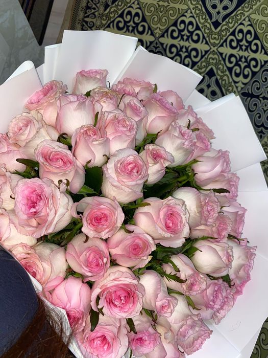 Цветы 51 шт розовые