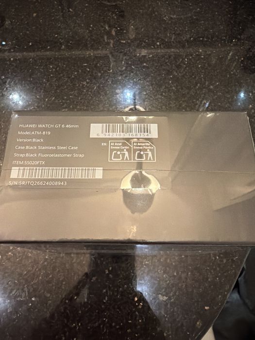 Huawei Watch GT 6 46 mm Black – ЧИСТО НОВ / НЕРАЗПЕЧАТВАН