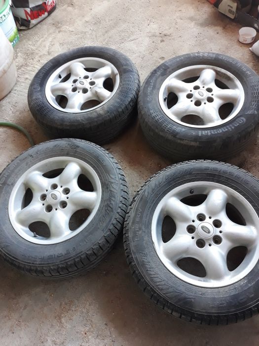 Jante aluminiu de 16 inch + anvelope vara, pentru land rover/toyota ra