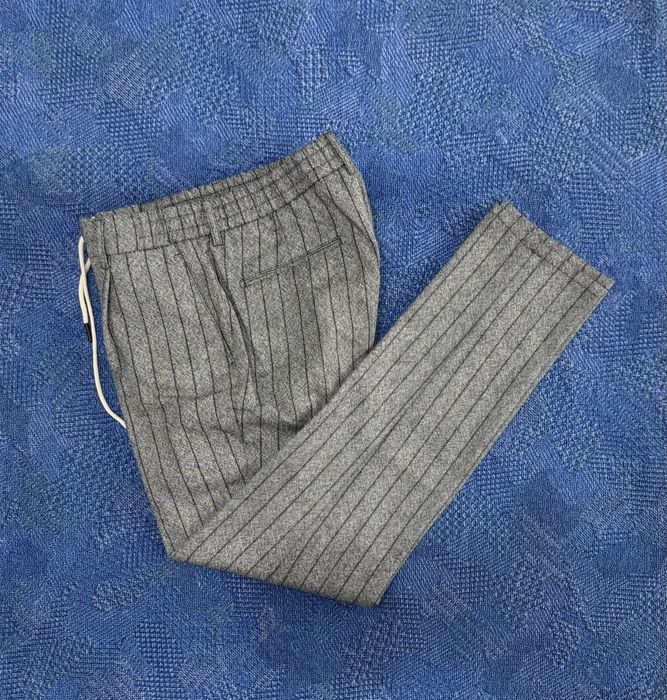 100% вълна Boggi Milano Wool Pinstripe Pant ОРИГИНАЛНИ мъжки панталони - L