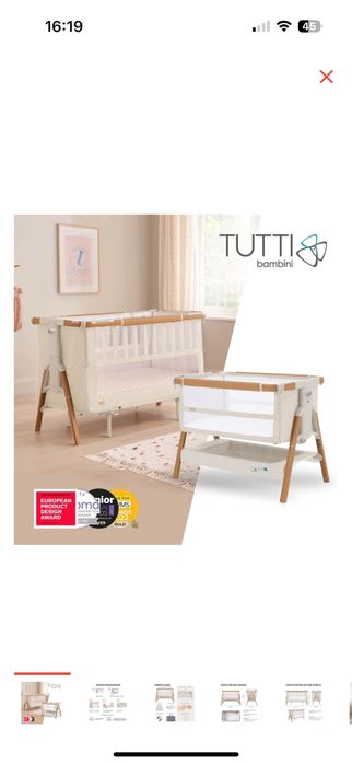 Кроватка tutti bombini