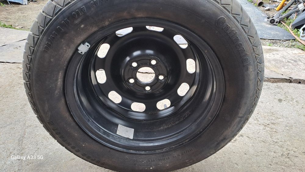 15 цола Резервна джанта 5х100 Ауди А3/Audi A3 гума 195/65/15