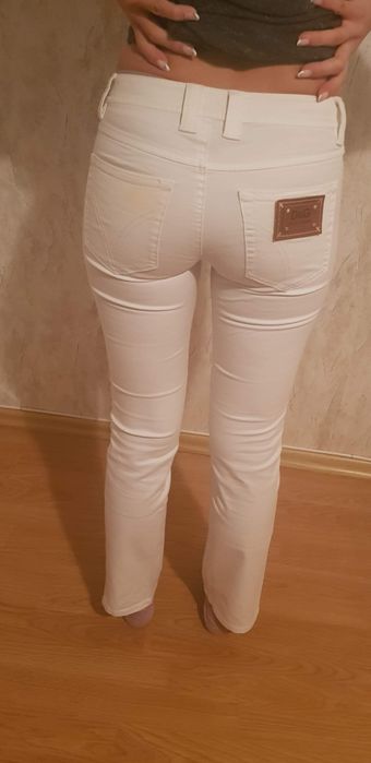 Оригинални бели дънки Dolce & Gabanna
