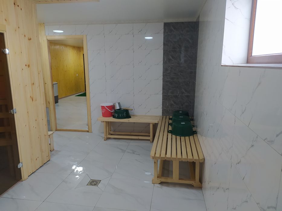 Баня на дровах с прорубом