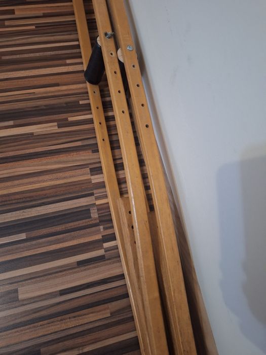 Cârje duble înalte lemn calitative