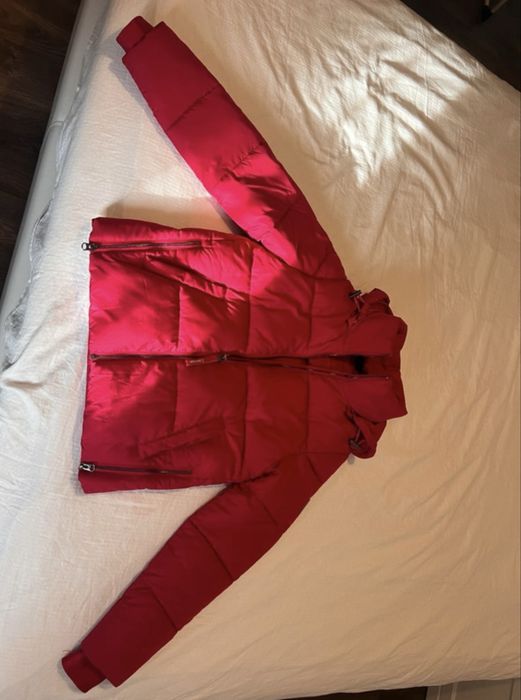 Geacă de iarnă, Calvin Klein, XS, Roz Fucsia, în stare perf