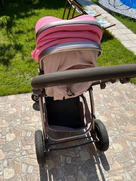 Комбинирана детска количка AURORA Lorelli - Rose&Beige Fashion Girl