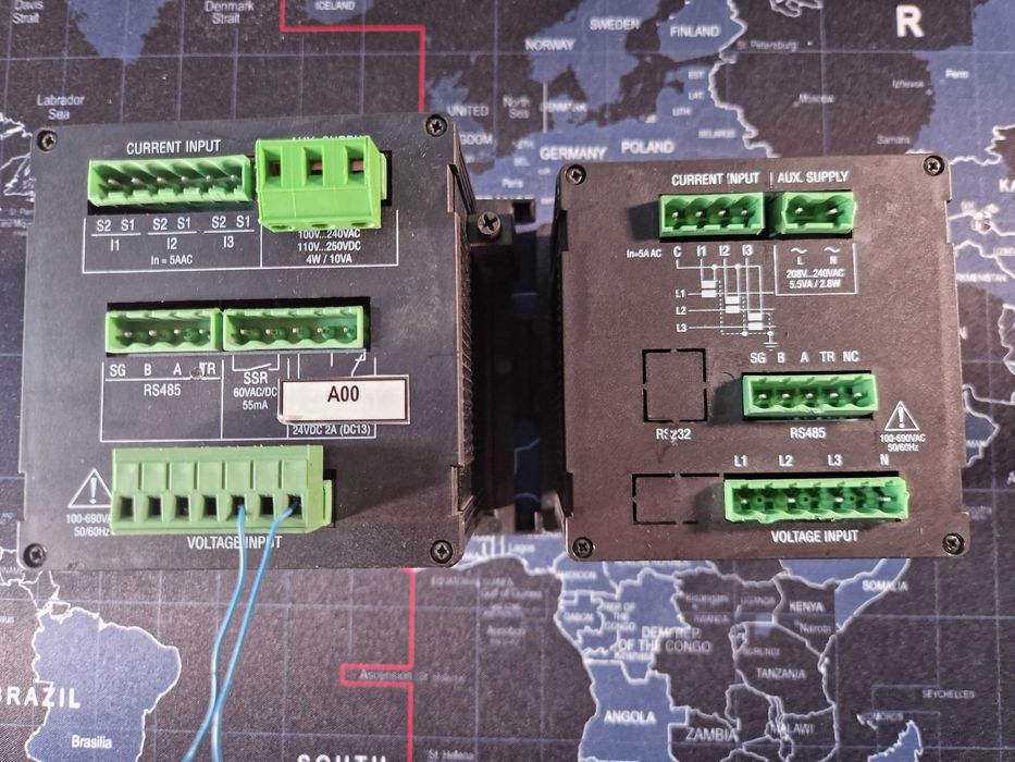 Centrala electrica masura parametrii electrici LOVATO DMK22 Voltmetru