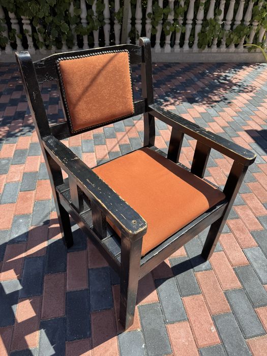 Scaune terasa din lemn tapitate