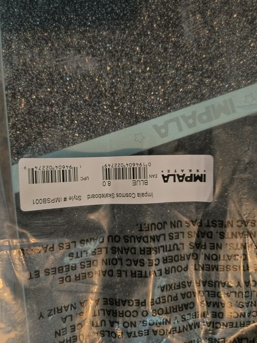 Skateboard IMPALA Cosmos Blue, nou-nouț