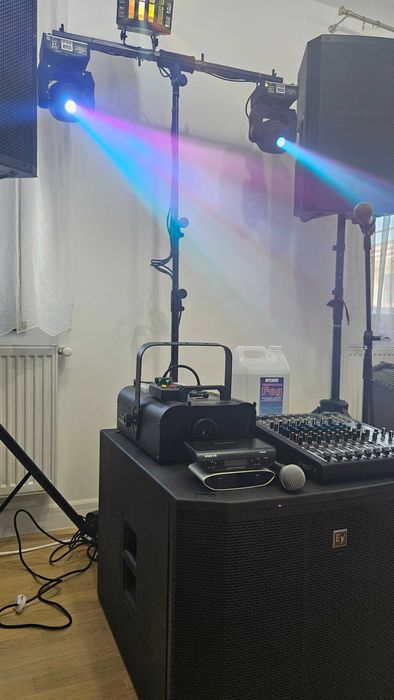 Inchiriere muzica Sonorizare boxe audio Lumini efecte Evenimente DJ