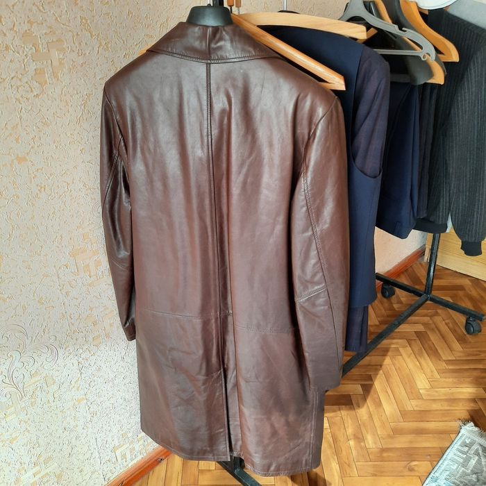 Продам Кожаный  плащь производство Турция .
