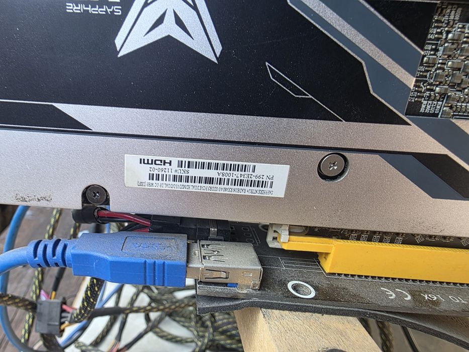 Mining rig rx470 Sapphire 4gb