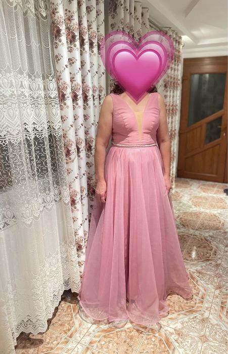 Rochie lungă realizată pe comandă mărime M/L