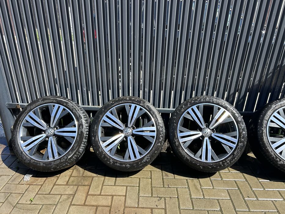 Jante R18 + Cauciucuri 225/45/18 5x112 (Golf,Passat,Skoda, Audi)