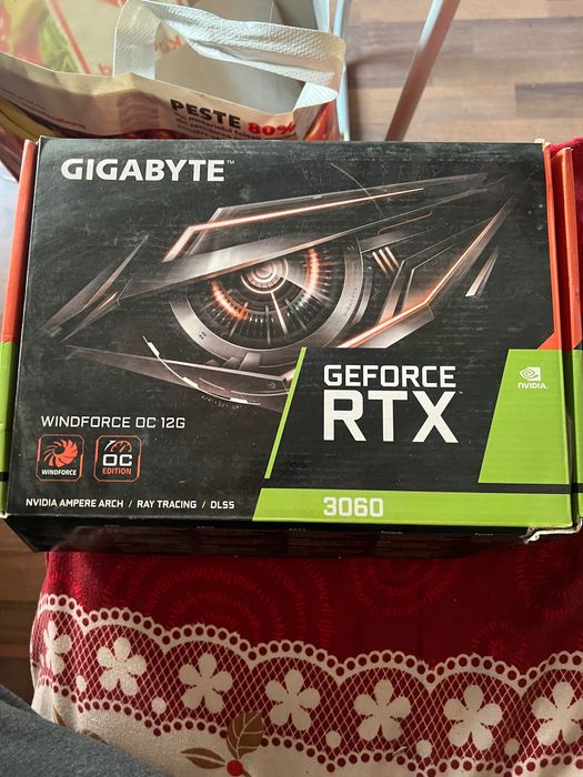 Placa Video Gigabyte GeForce Rtx 3060 12gb Windforce