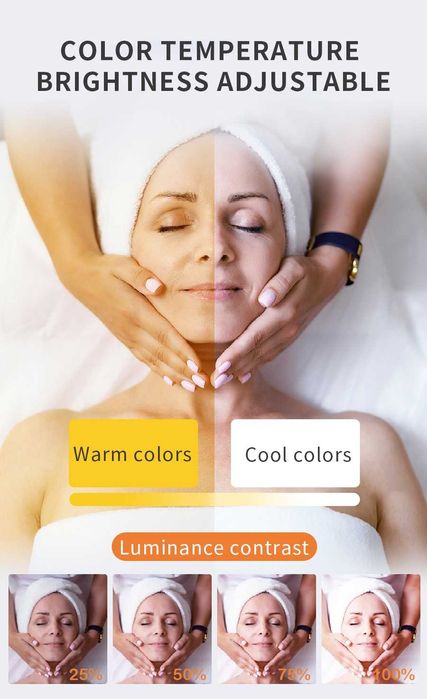 ЛЕД лампа луна/ Козметична лампа за миглопластика,грим,маникюр 20W/40W