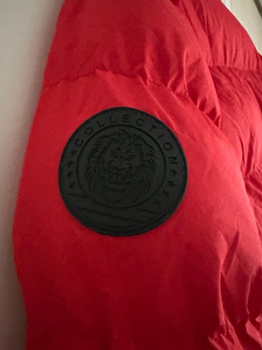 Geaca groasa din puf , de iarna , masura L , material impermeabil