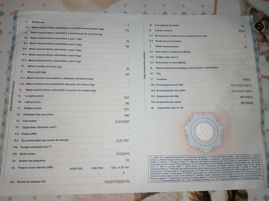 Vând tricicleta ARORA