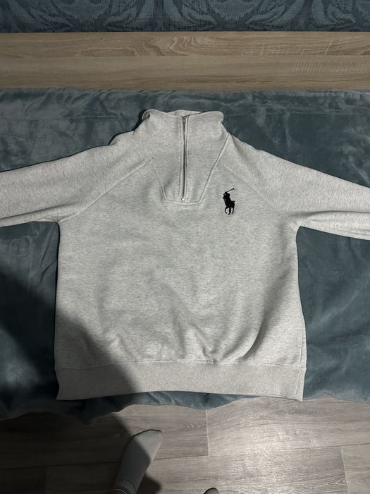 поло женский серый