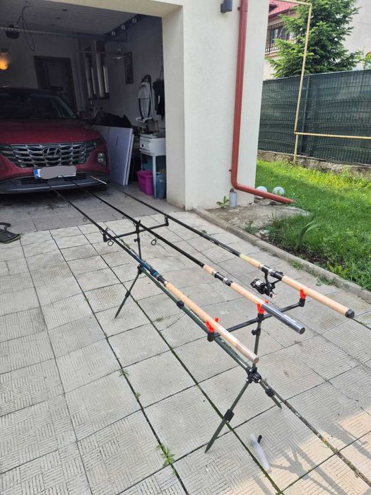 Rod Pod Wind Blade 3 Posturi Crap / Feeder - Stare Impecabilă