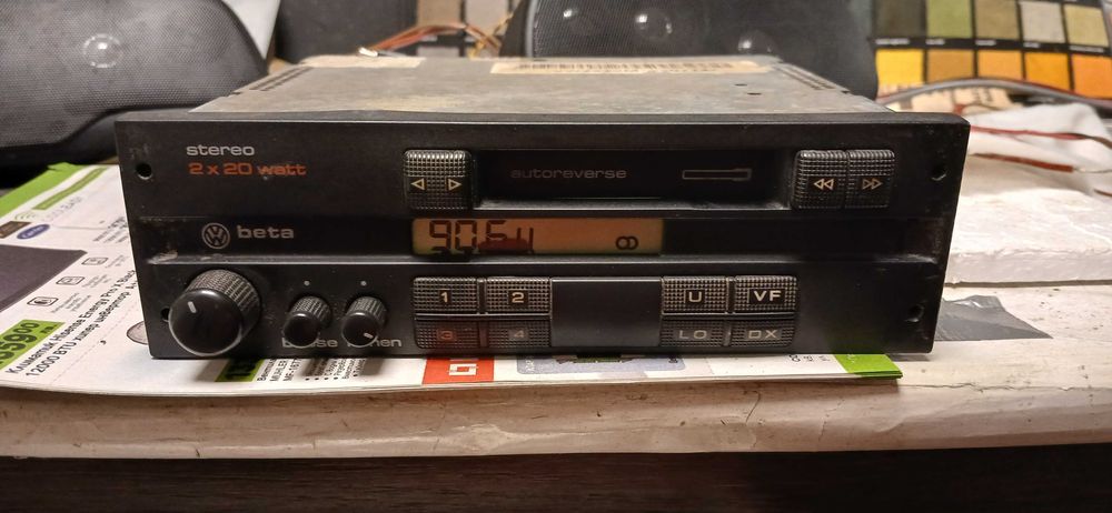 Ретро автокасетофон VW Beta