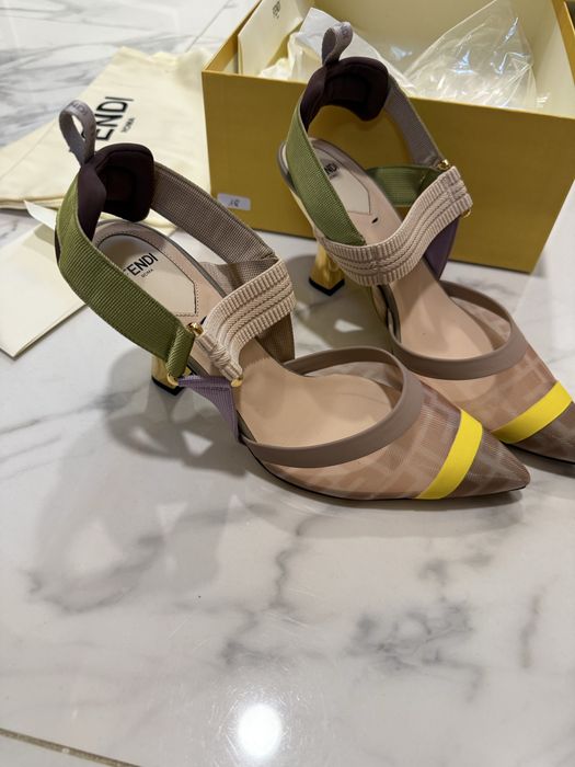 Дамски обувки Fendi Slingback Heels 37.5