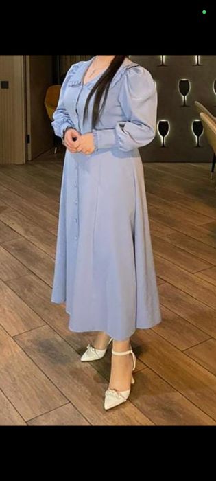 Продам голубое вечернее платье