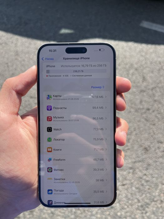 Продам Iphone 15 Pro Max 256gb 82%